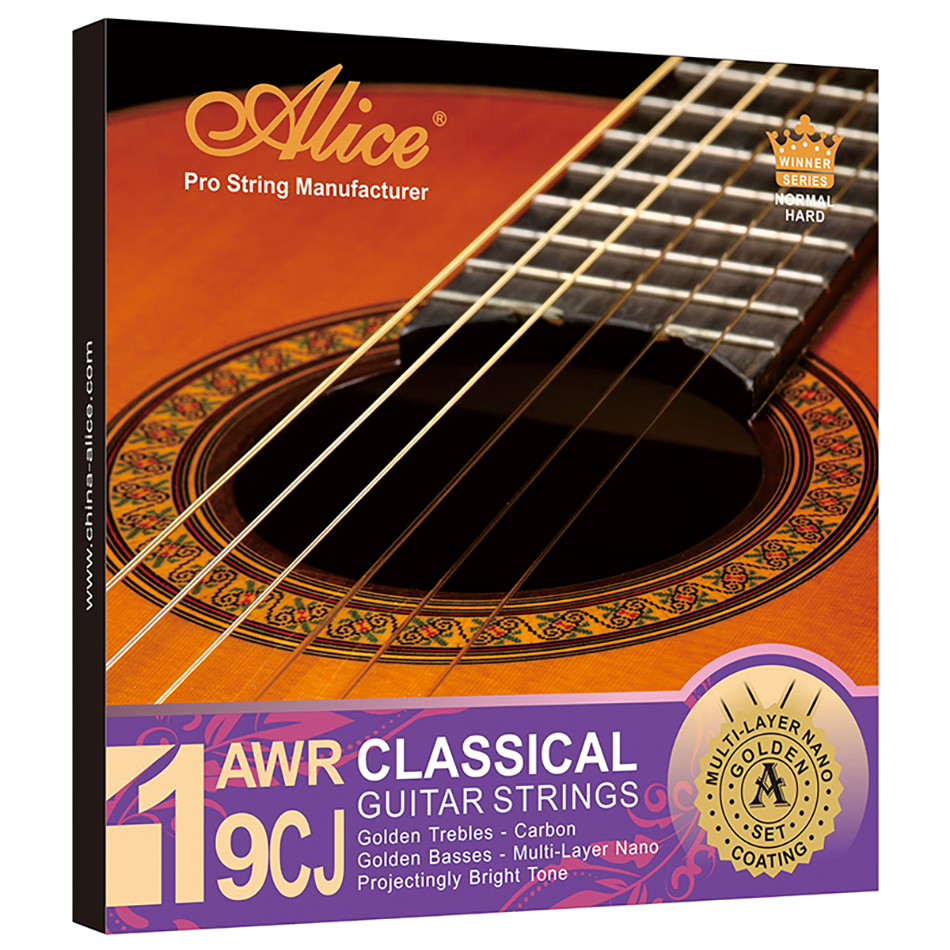 Classical Guitar Nylon - Alice AWR19CJ Classical Guitar Strings Golden