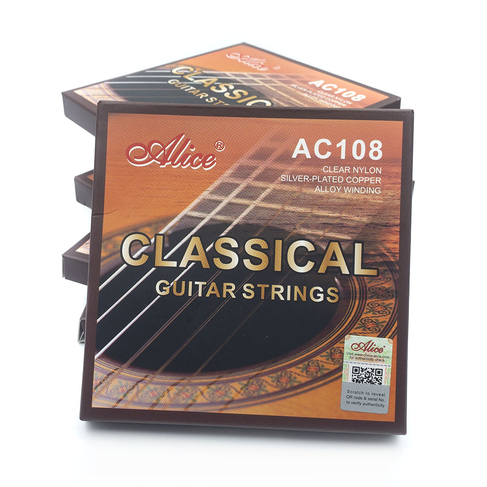 Classical Guitar Nylon - 5 Sets Alice AC108-N Classical Guitar