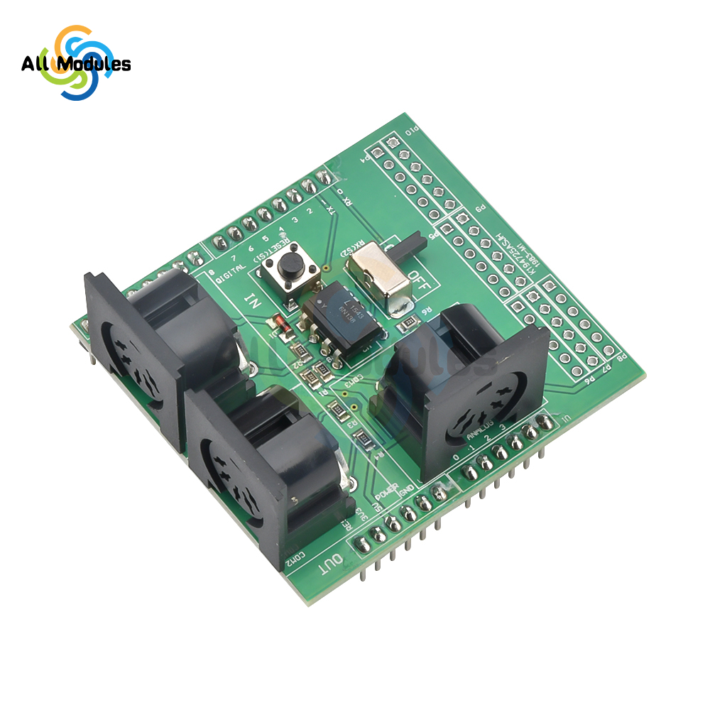 Musical Instrument Digital Interface (Midi) - MIDI Shield Musical Breakout Board Instrument