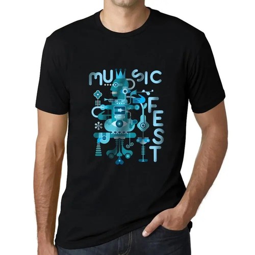 Musical Instrument Four Letters - Men's Graphic T-Shirt Music Fest Instrument