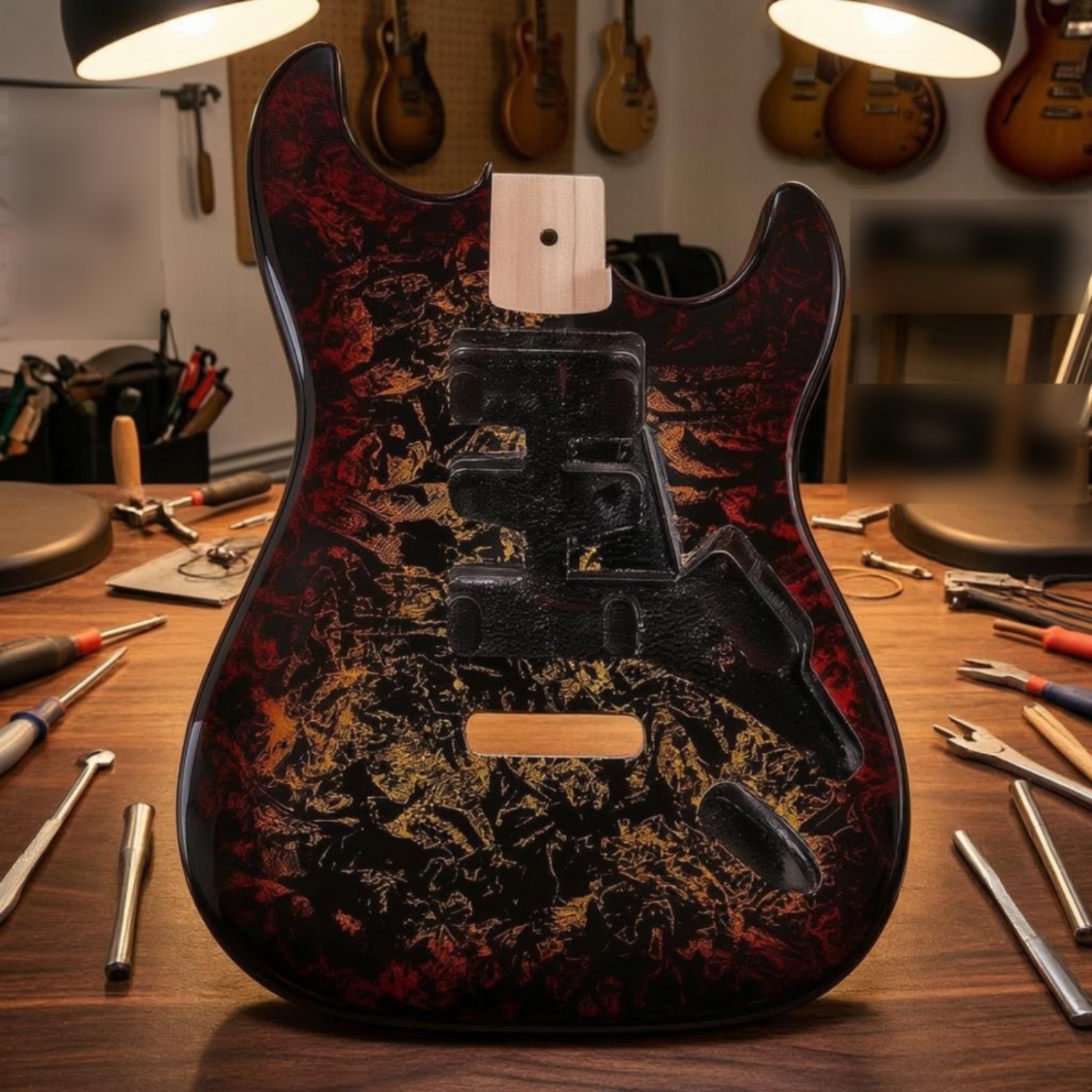 Electric Guitar Body Routed Ca - Musical Instrument Diy 리뷰 및 가격