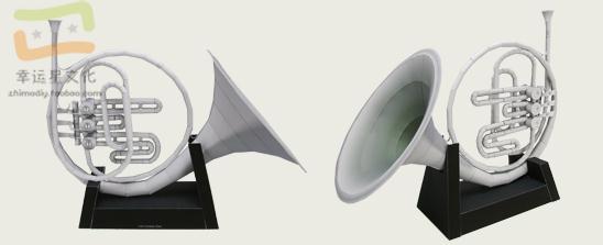 Musical Instrument Horn 3d Pap - Musical Instrument Diy 리뷰 및 가격