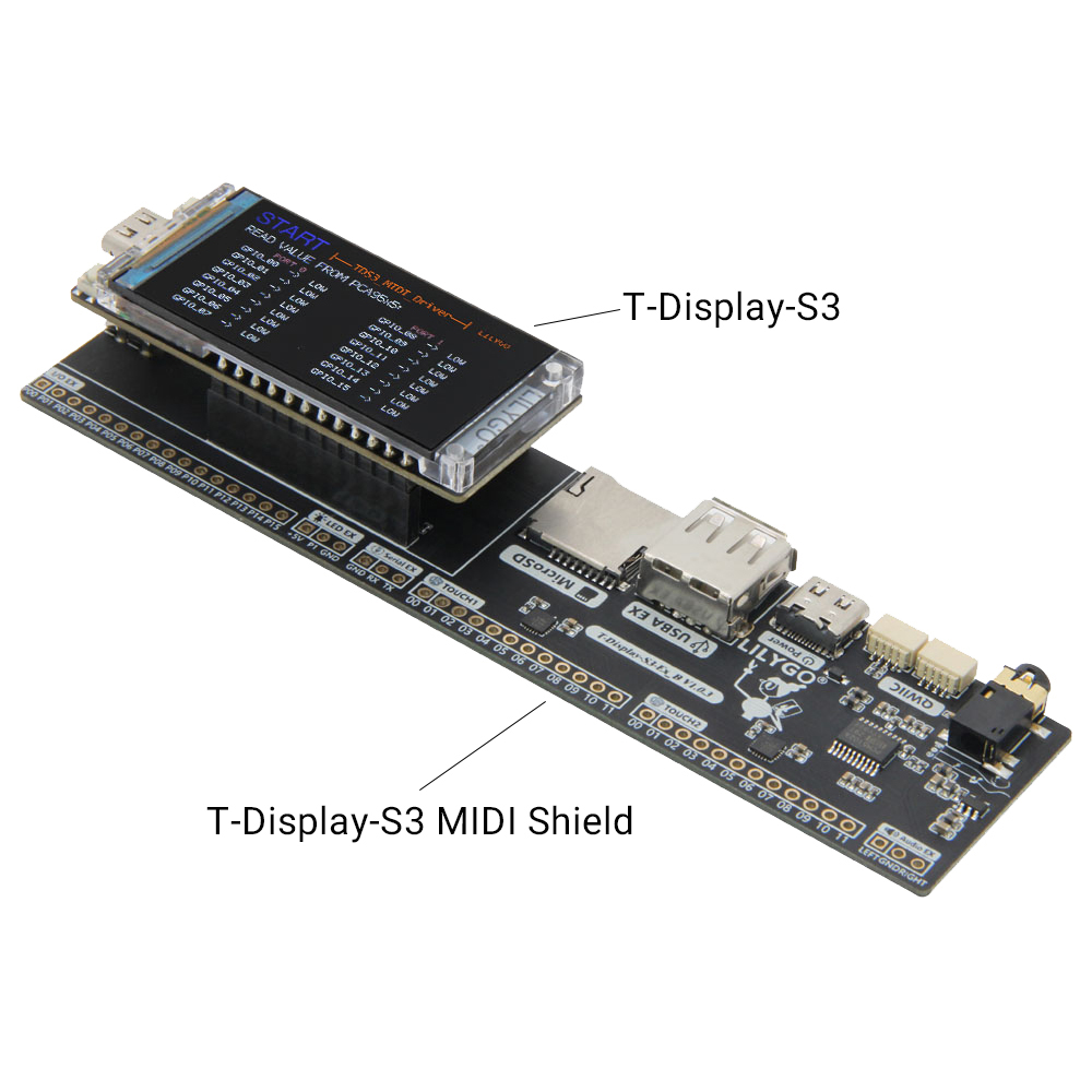 T-Display-S3 MIDI Shield Devel - Musical Instrument Digital Interface (Midi) 리뷰 및 가격