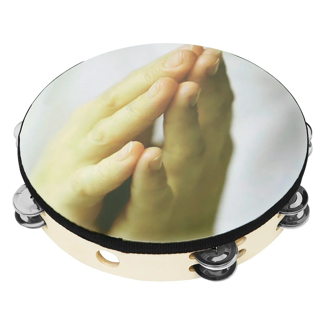 10 Inch Tambourine Wooden Tamb - Musical Instrument Tambourine 리뷰 및 가격
