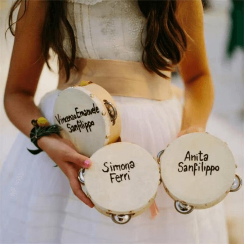 3/5PCS ﻿ Wedding Tambourine Dr - Musical Instrument With Names 리뷰 및 가격