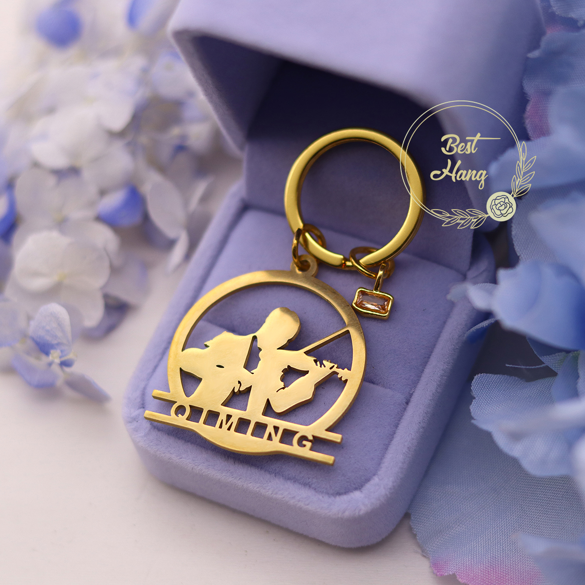 Custom Name Birthstone Pendant - Musical Instrument With Names 리뷰 및 가격