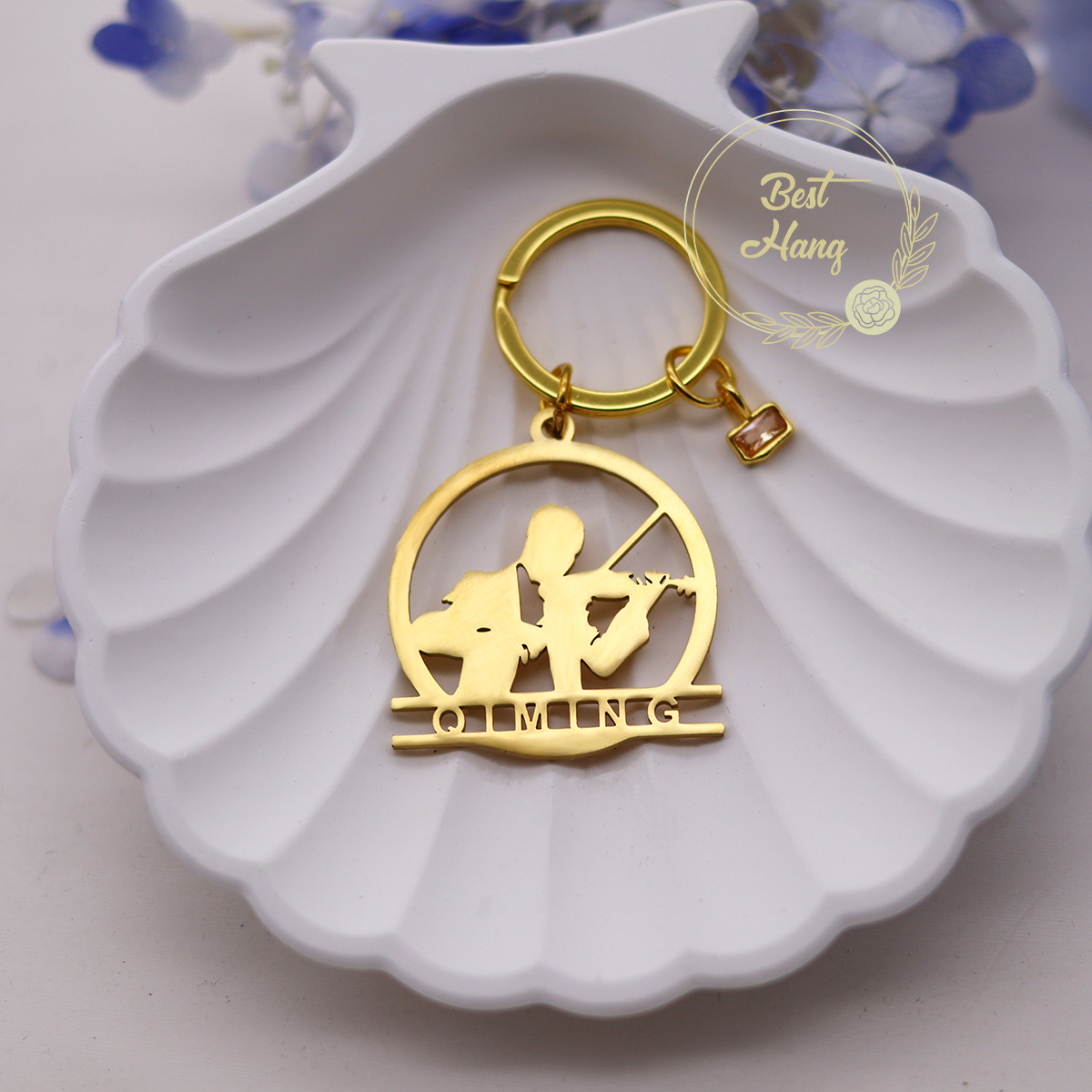 Custom Name Birthstone Pendant - Musical Instrument With Names 리뷰 및 가격