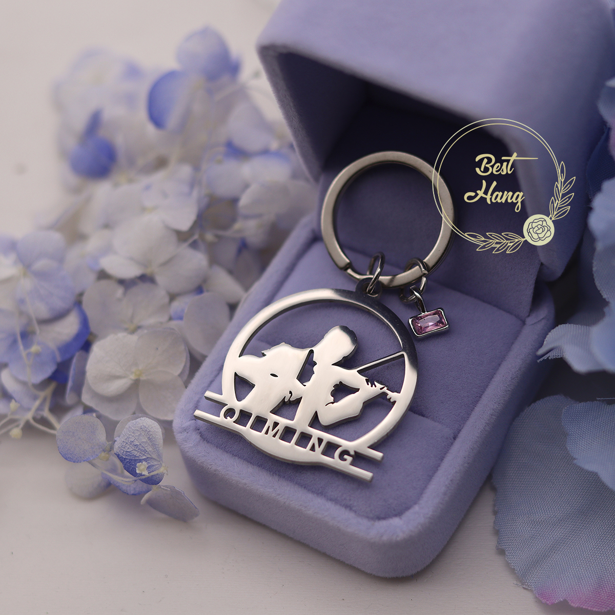 Custom Name Birthstone Pendant - Musical Instrument With Names 리뷰 및 가격
