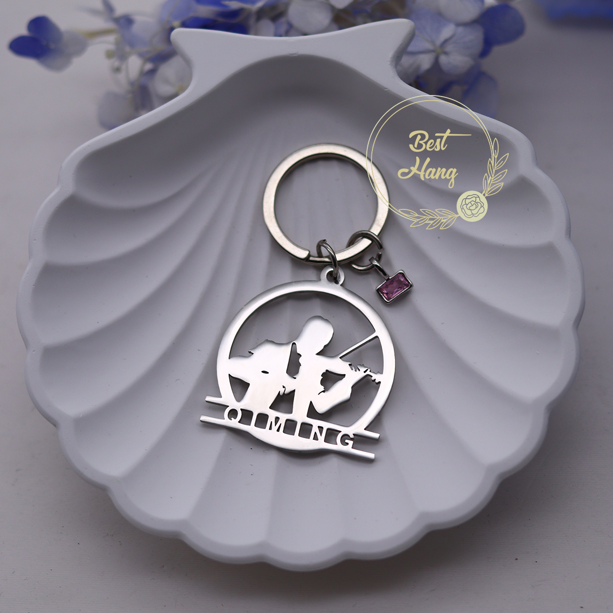 Custom Name Birthstone Pendant - Musical Instrument With Names 리뷰 및 가격
