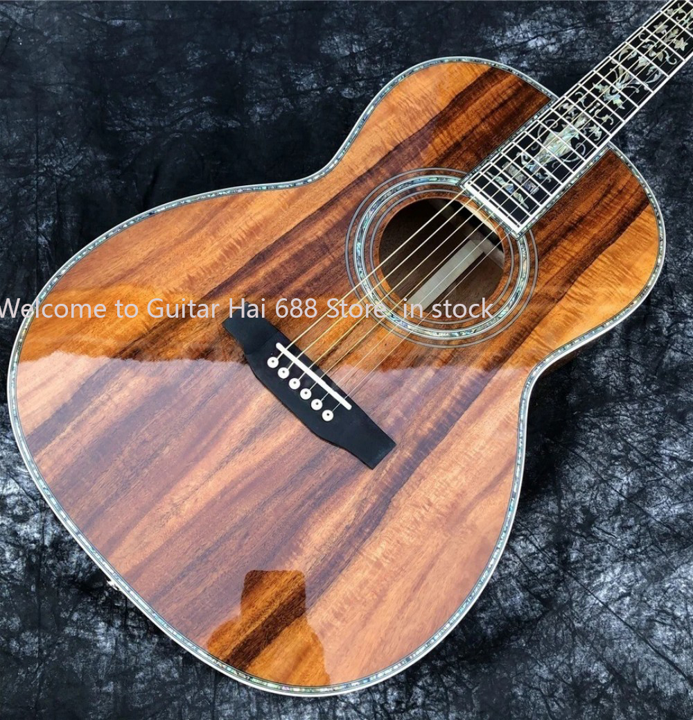 All KOA Wood 39 Inch OOO Type  - Dobro Resonator Guitar 리뷰 및 가격
