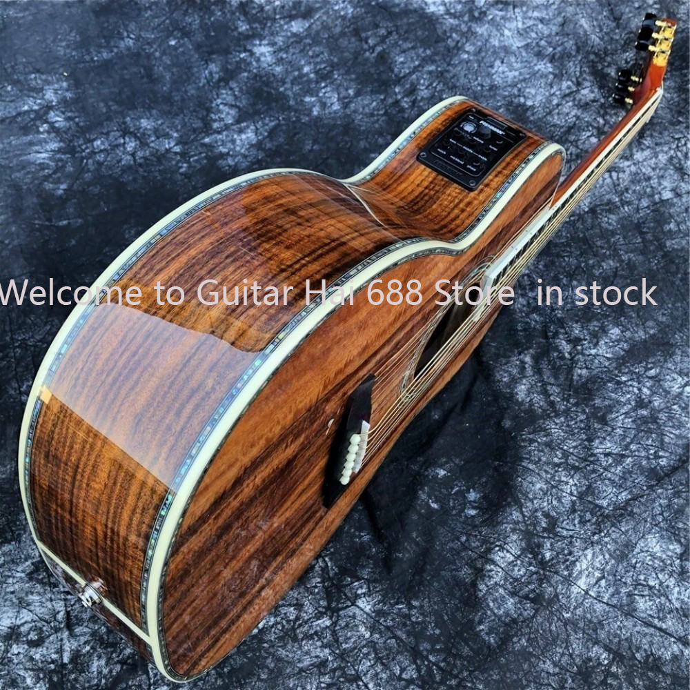 All KOA Wood 39 Inch OOO Type  - Dobro Resonator Guitar 리뷰 및 가격