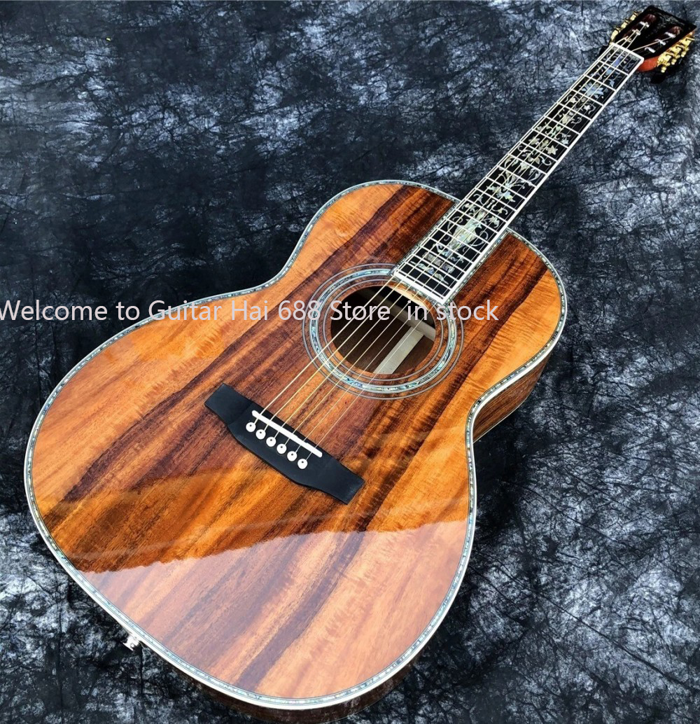 All KOA Wood 39 Inch OOO Type  - Dobro Resonator Guitar 리뷰 및 가격