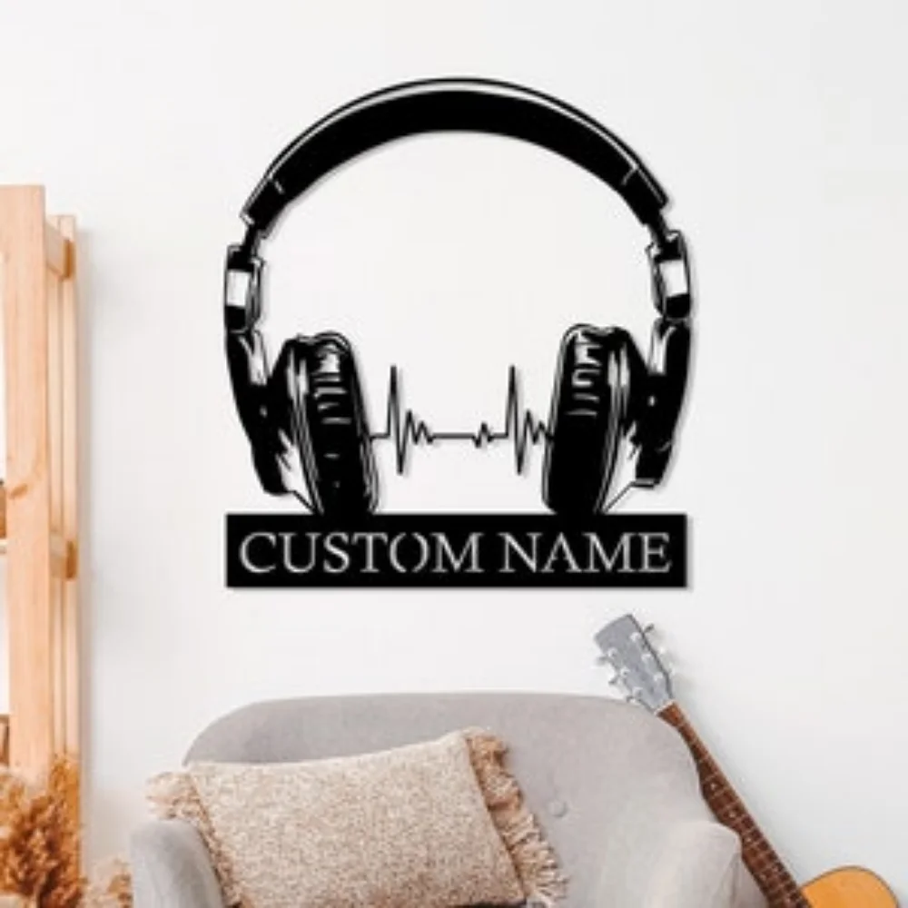 Metal Wall Art - Custom Earpho - Musical Instrument With Names 리뷰 및 가격