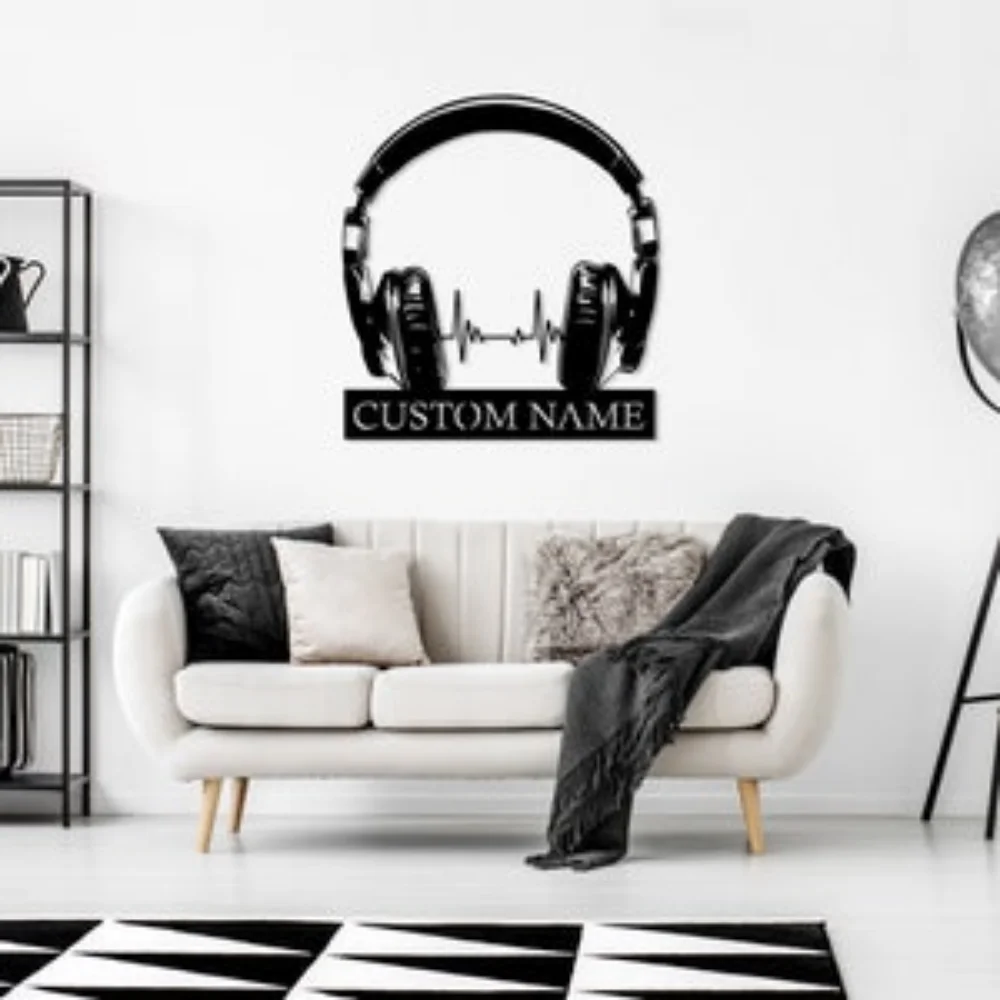 Metal Wall Art - Custom Earpho - Musical Instrument With Names 리뷰 및 가격