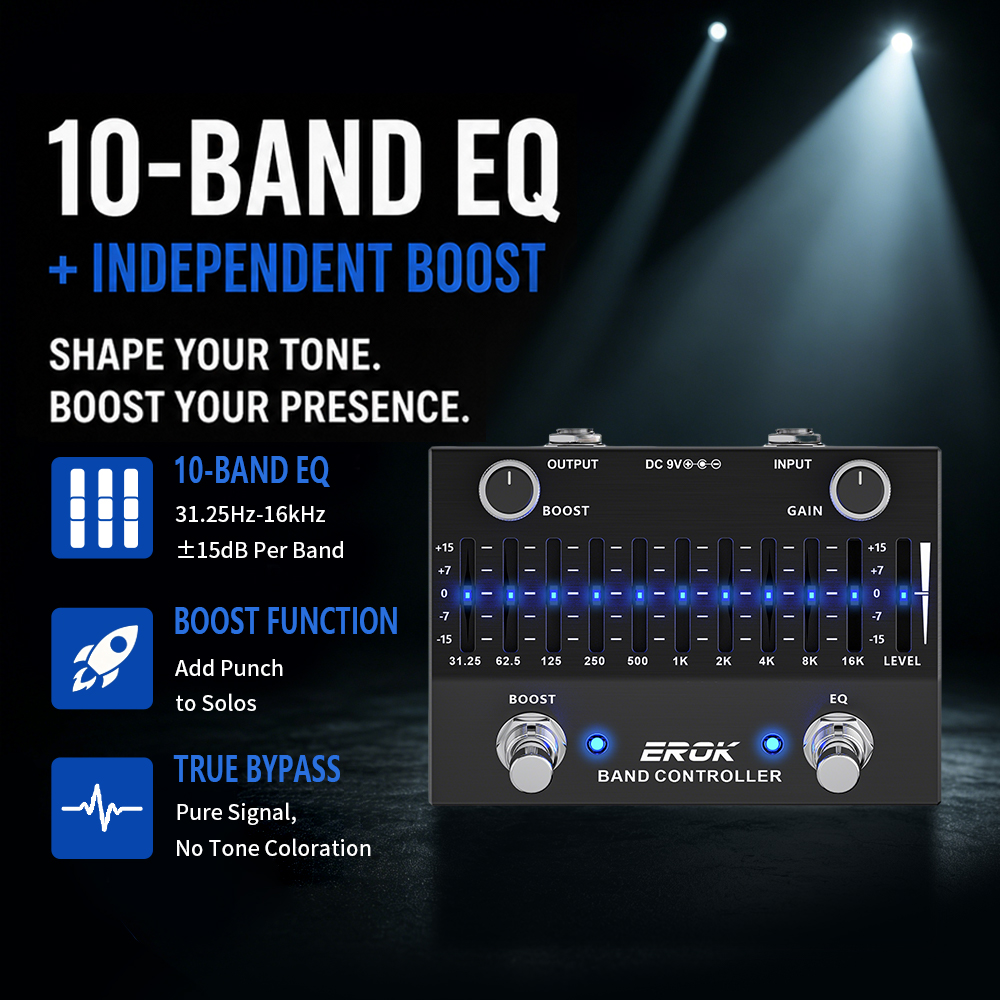 EROK EQB-10 10 Band EQ Equaliz - Dobro Resonator Guitar 리뷰 및 가격