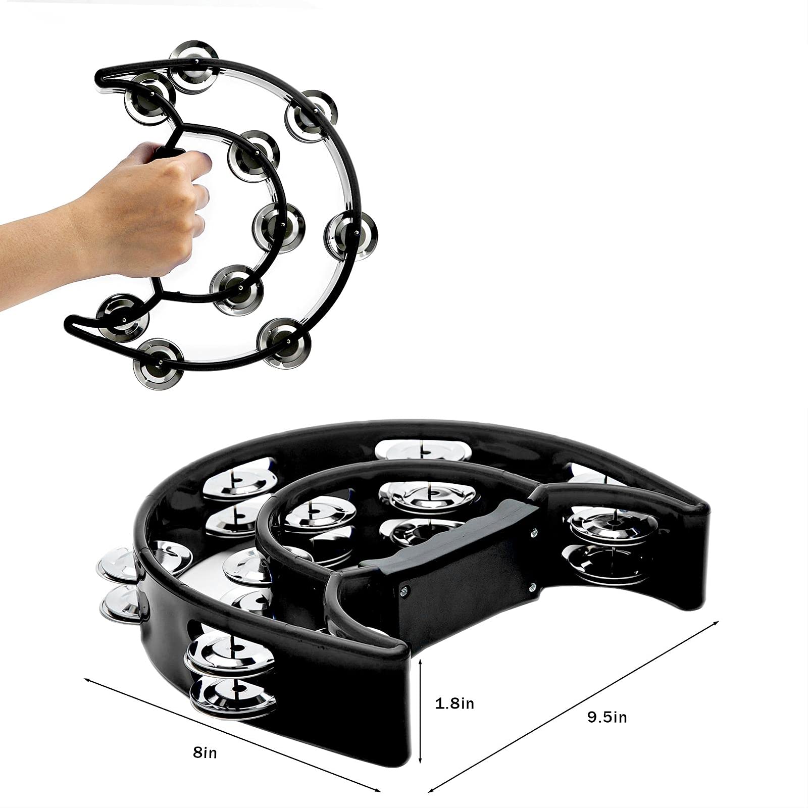 Tambourine Double Row Metal Ji - Musical Instrument Tambourine 리뷰 및 가격