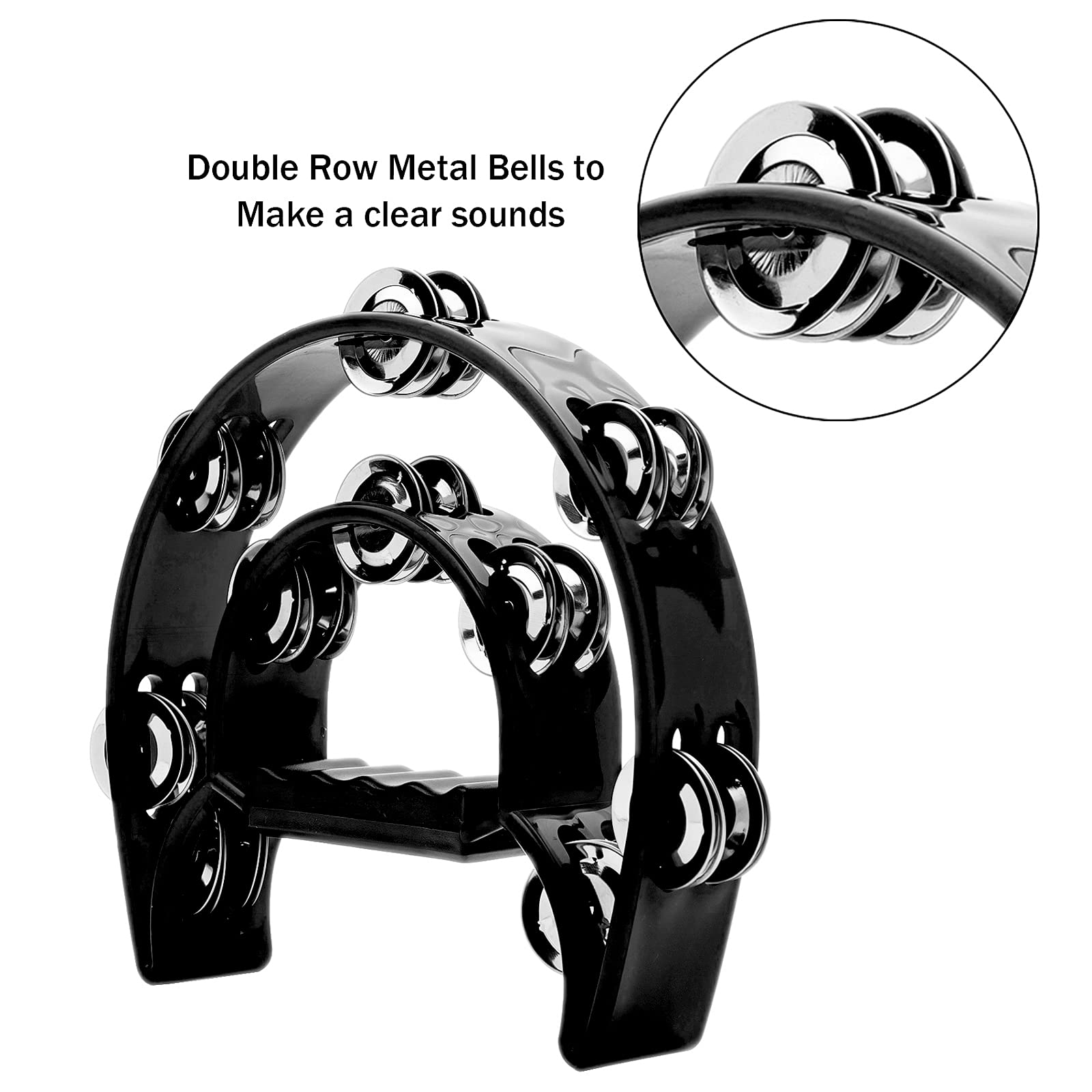 Tambourine Double Row Metal Ji - Musical Instrument Tambourine 리뷰 및 가격