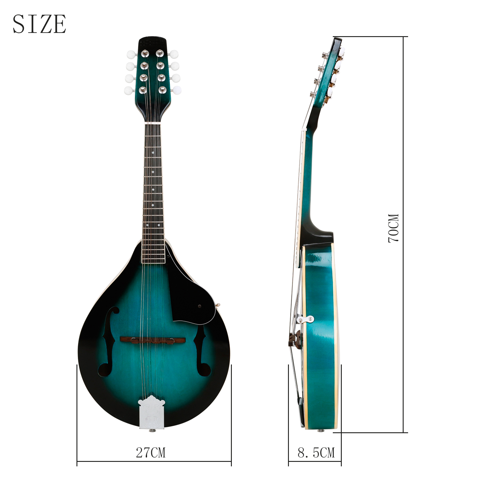 IRIN Acoustic Mandolin 8 Strin - Mandolin A Style 리뷰 및 가격