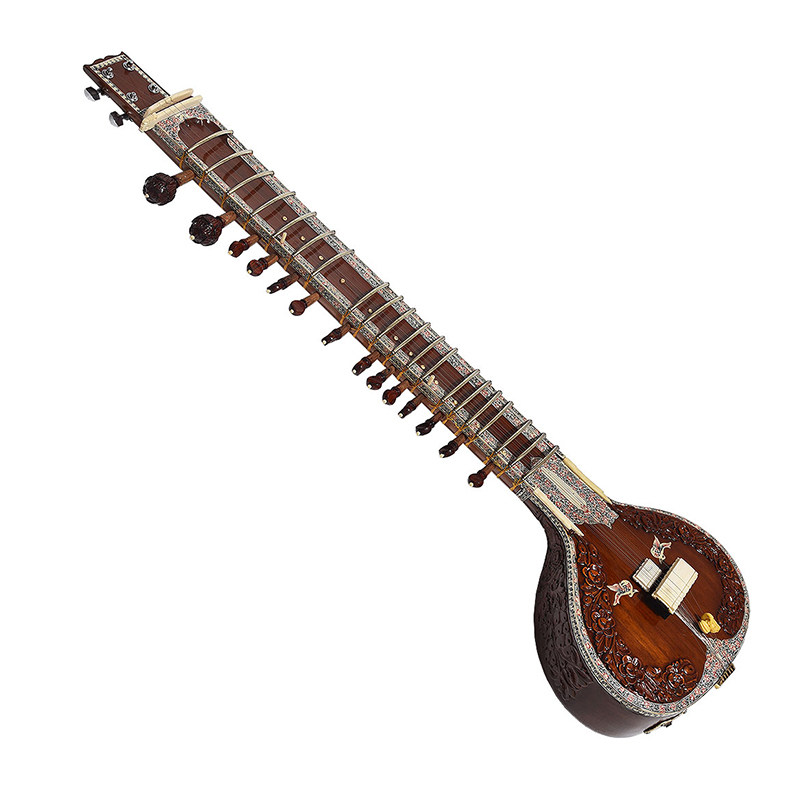 Indian sitar classical hand-ca - Musical Instrument Sitar 리뷰 및 가격