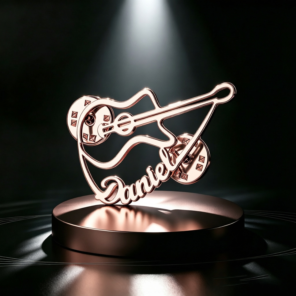 Personalized Violin Brooch Cus - Musical Instrument With Names 리뷰 및 가격