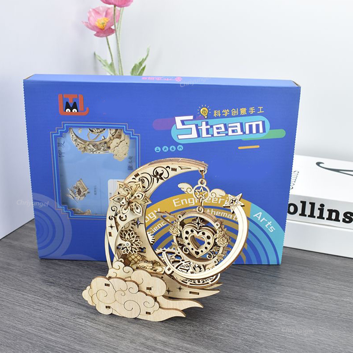 3D Wooden Puzzle Moon Star Mod - Musical Instrument Diy 리뷰 및 가격
