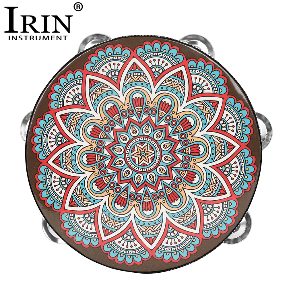IRIN 8Inch Single Row Ancient  - Musical Instrument Tambourine 리뷰 및 가격