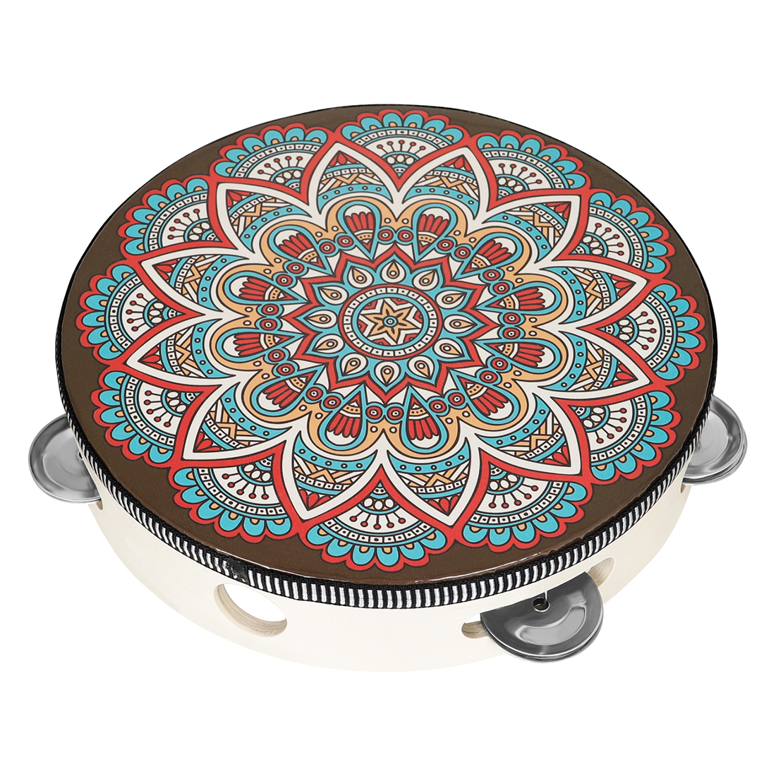 IRIN 8Inch Single Row Ancient  - Musical Instrument Tambourine 리뷰 및 가격