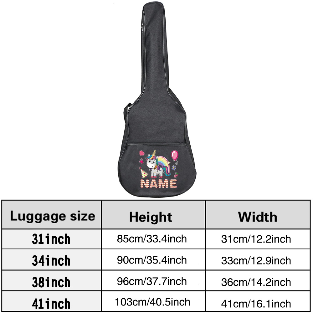 Customized Name Guitar Bag 36- - Musical Instrument With Names 리뷰 및 가격