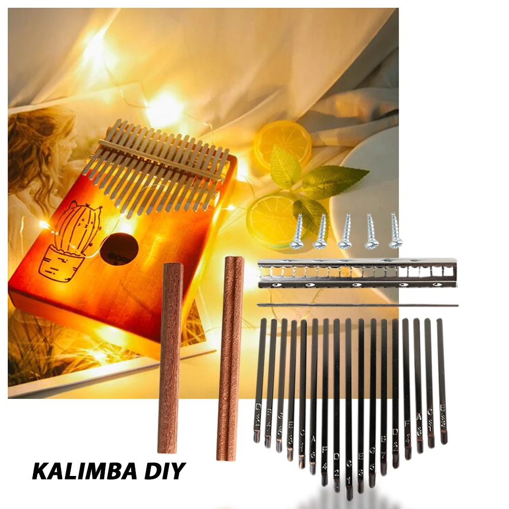 DIY 17 Tone Kalimba Keys Tines - Musical Instrument Diy 리뷰 및 가격