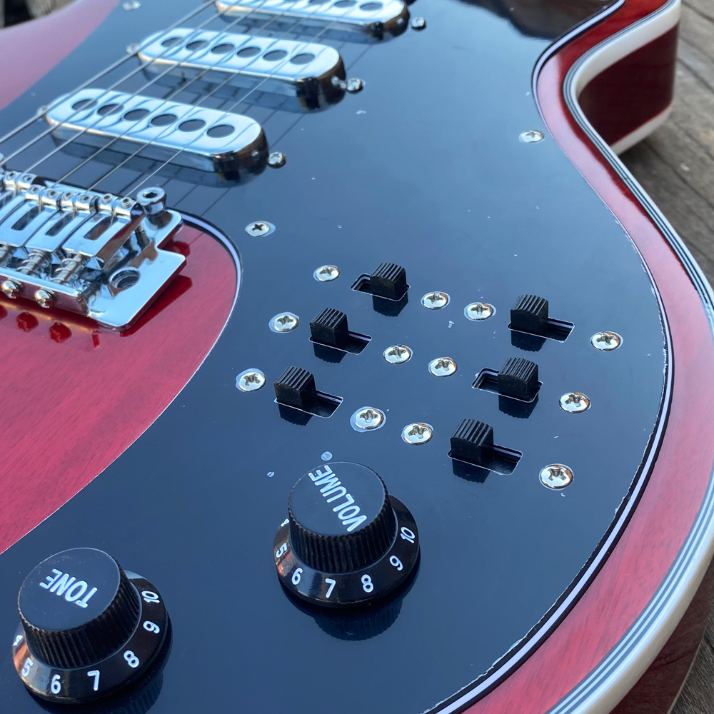 Custom Brian May Red Electric  - Dobro Resonator Guitar 리뷰 및 가격