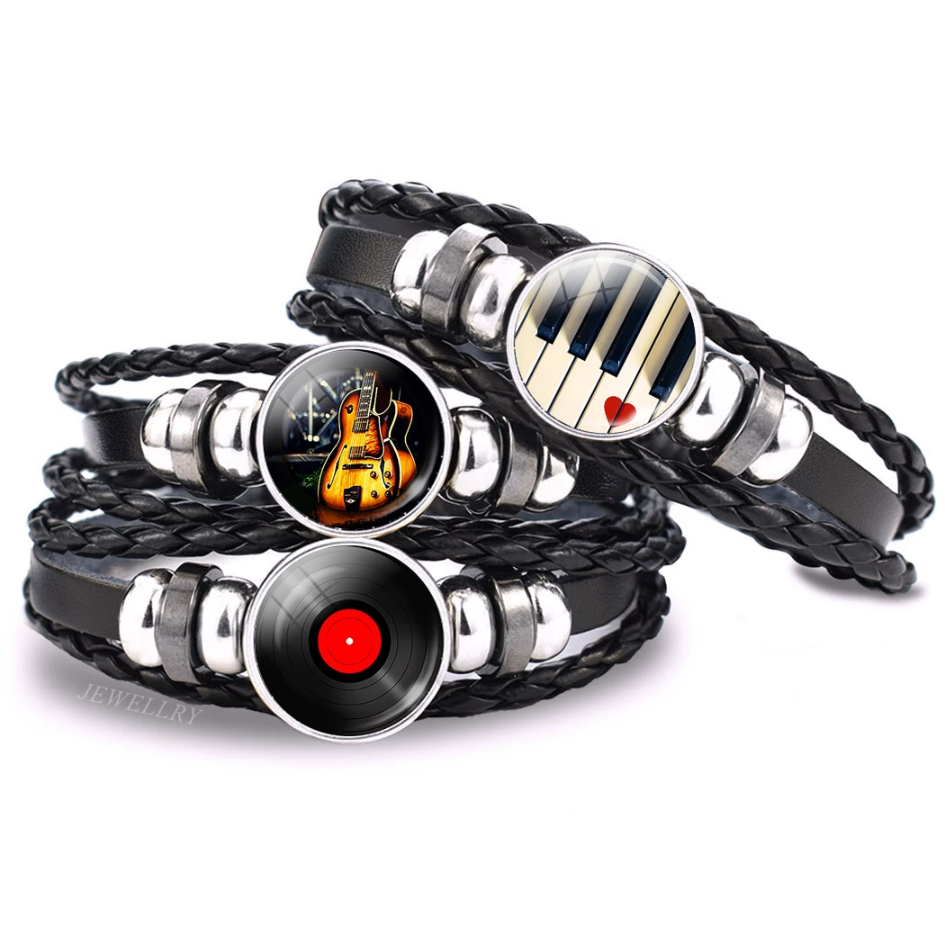 Music Notes Bracelet Vintage V - Musical Instrument Glass 리뷰 및 가격