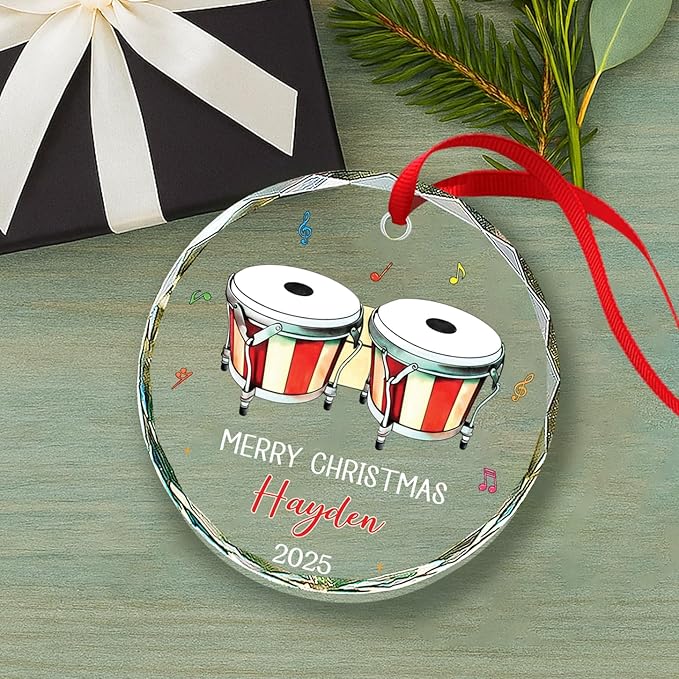 Bongo Drum Player Christmas Or - Musical Instrument With Names 리뷰 및 가격