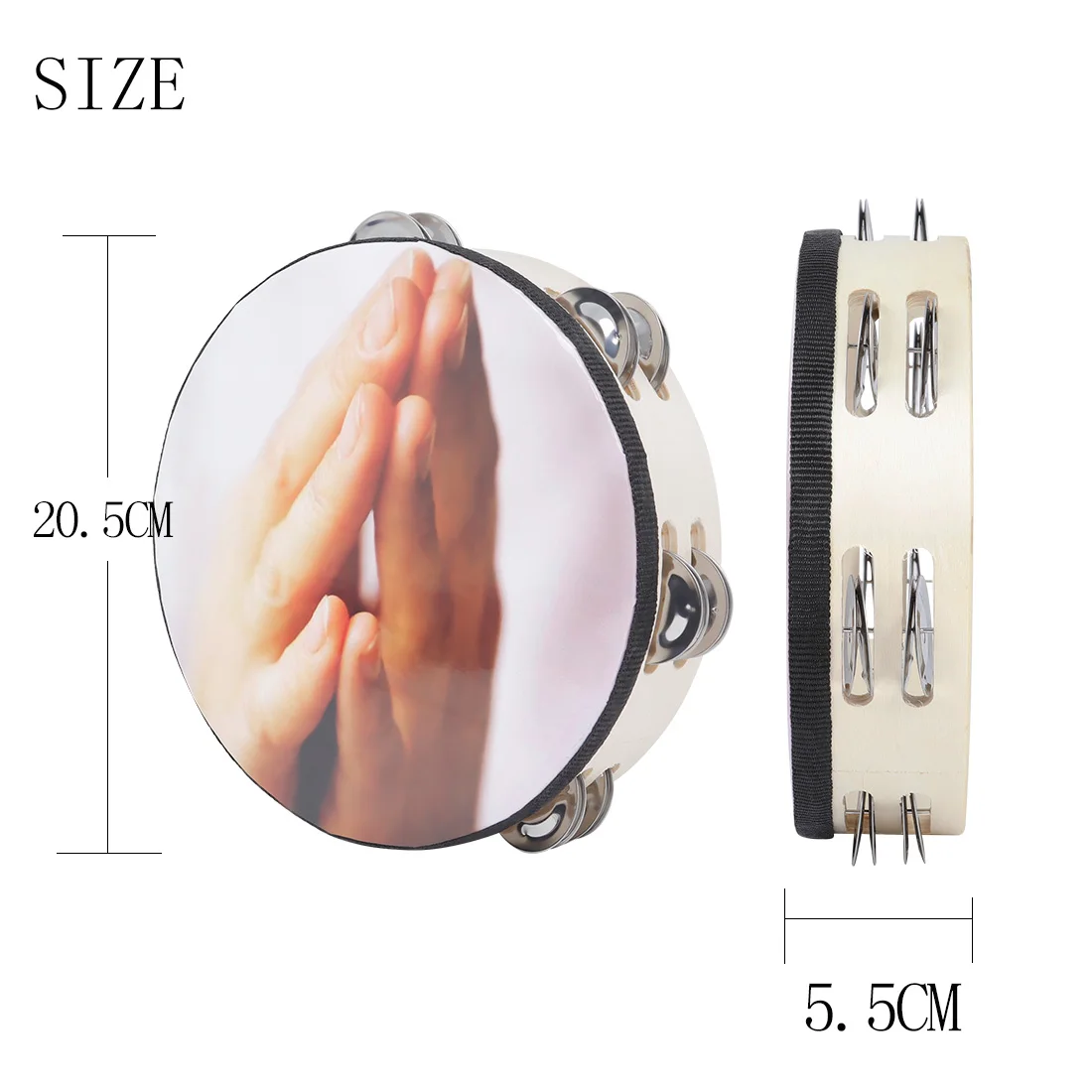 8 Inch Tambourine Music Drums  - Musical Instrument Tambourine 리뷰 및 가격