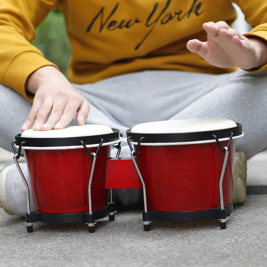 IRIN African Bongo Drums Woode - Musical Instrument Tambourine 리뷰 및 가격