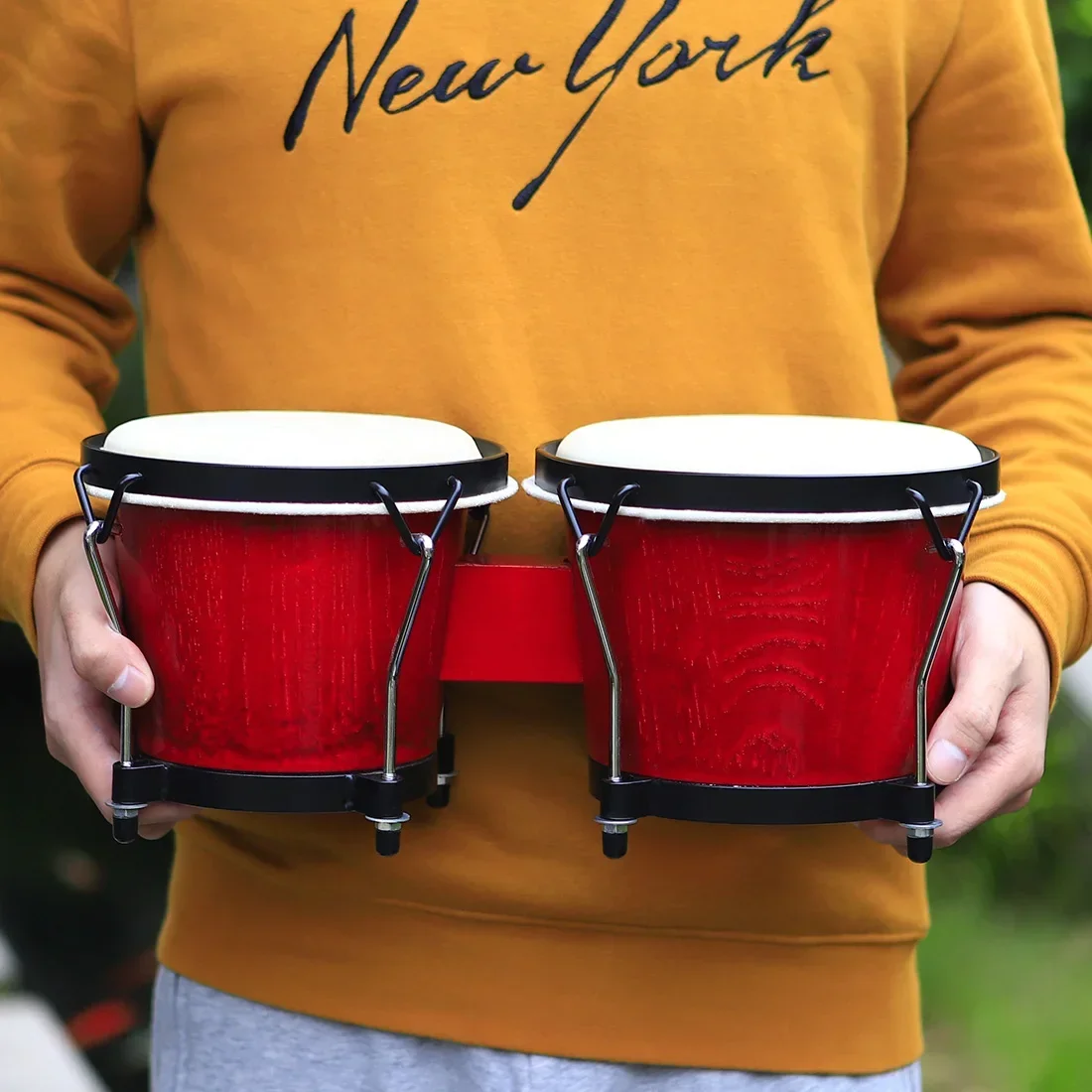 IRIN African Bongo Drums Woode - Musical Instrument Tambourine 리뷰 및 가격