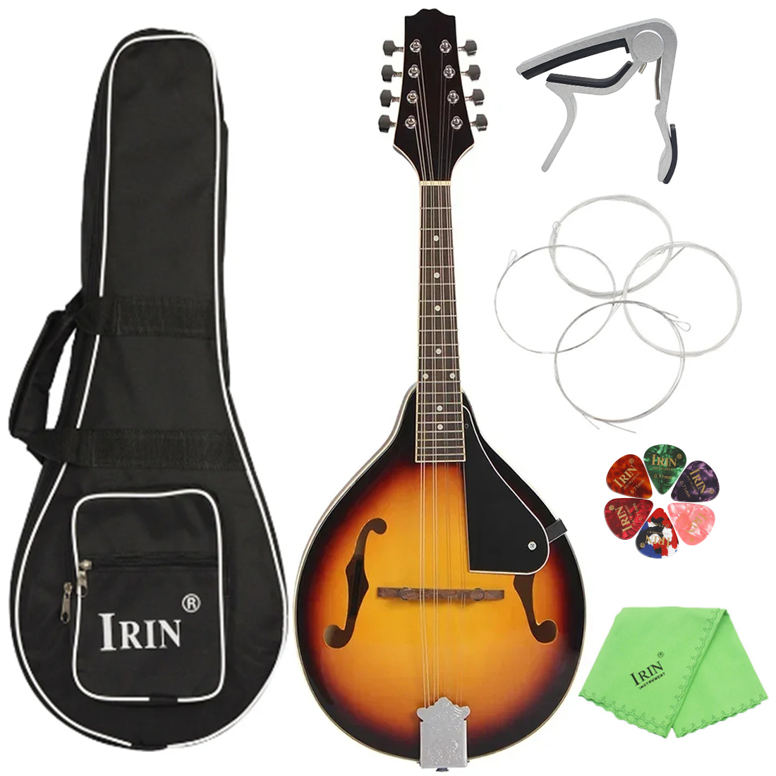 IRIN Sunset 8 String Basswood  - Mandolin A Style 리뷰 및 가격