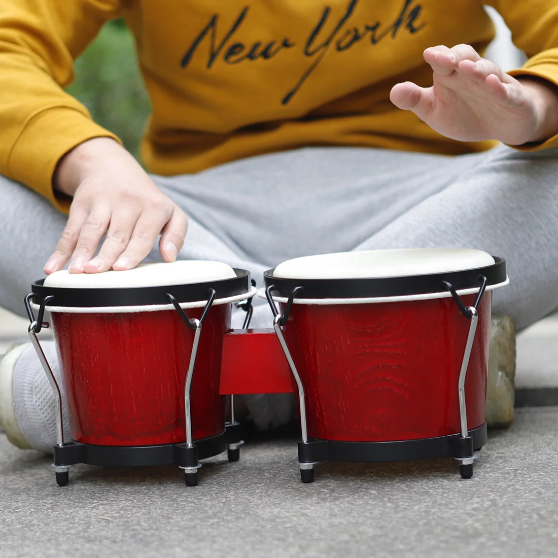 IRIN African Bongo Drum Wooden - Musical Instrument Tambourine 리뷰 및 가격