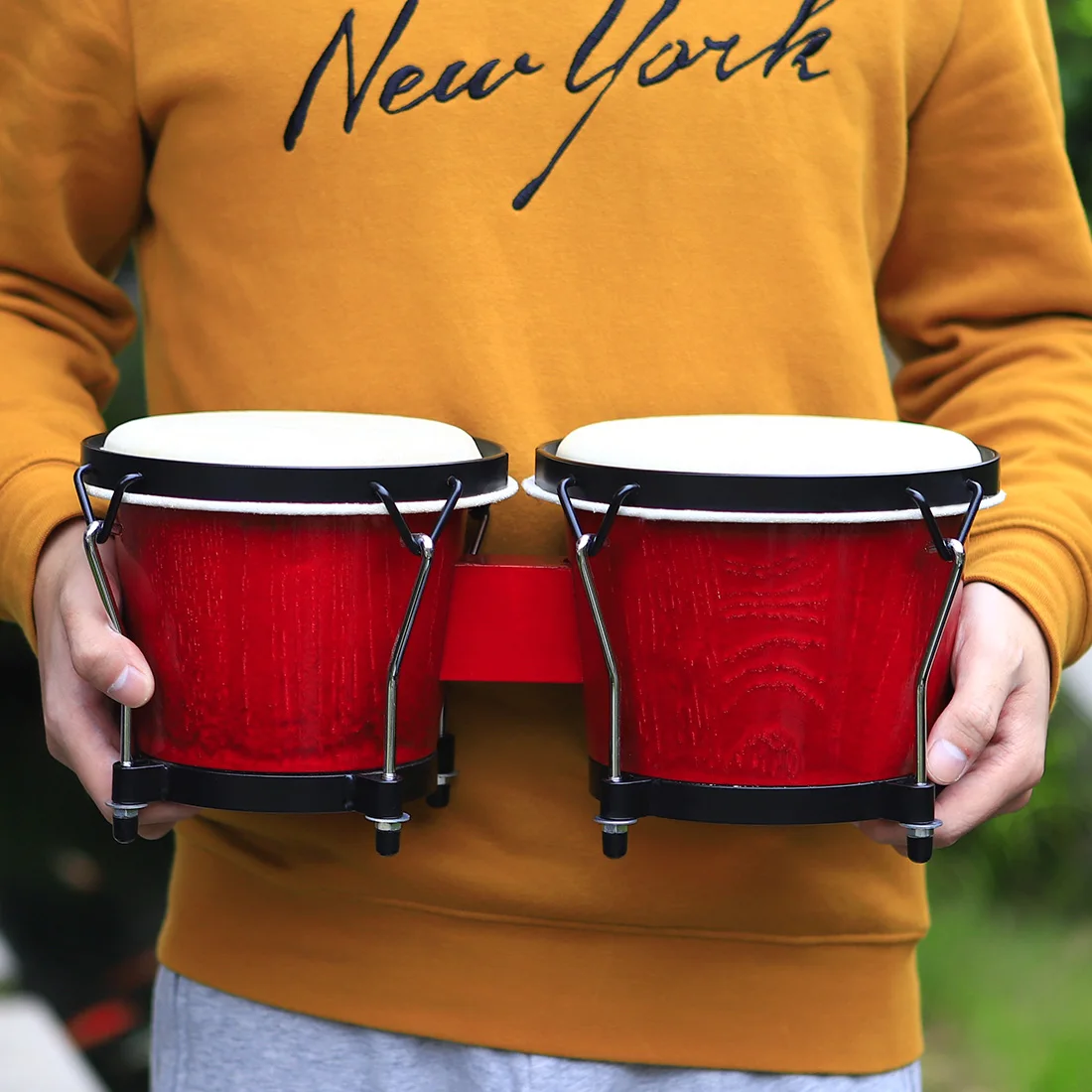 IRIN African Bongo Drum Wooden - Musical Instrument Tambourine 리뷰 및 가격