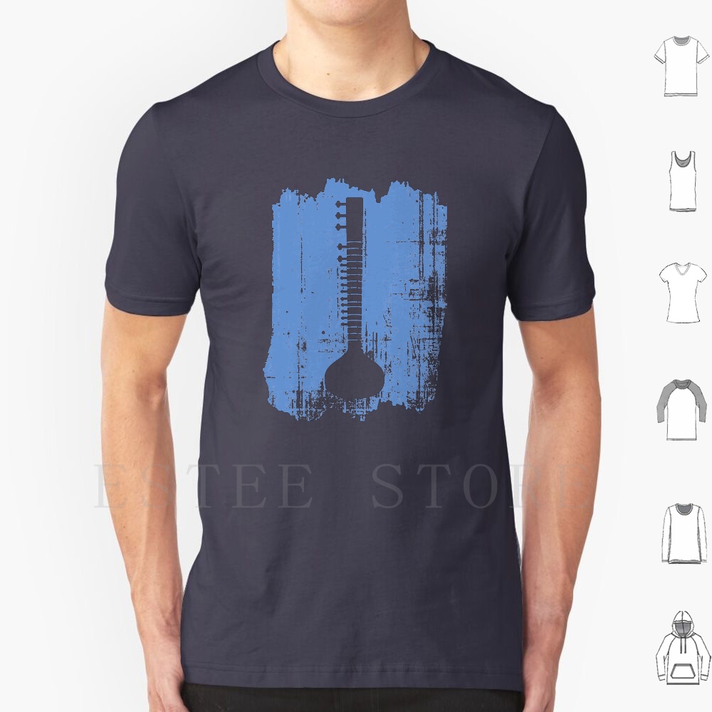 Indian Sitar T Shirt Print Cot - Musical Instrument Sitar 리뷰 및 가격