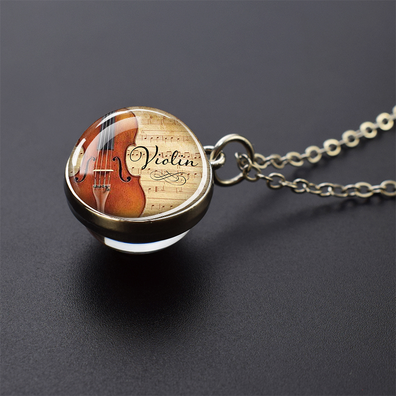 Musical Instrument Necklaces P - Musical Instrument Glass 리뷰 및 가격