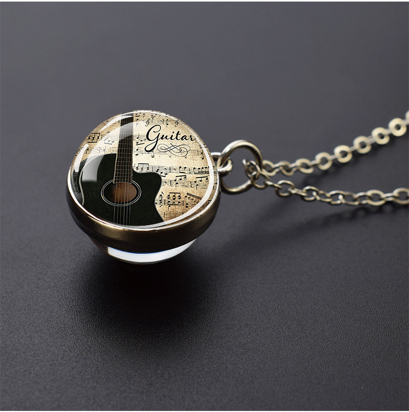Musical Instrument Necklaces P - Musical Instrument Glass 리뷰 및 가격